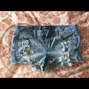 Express Distressed Shorts